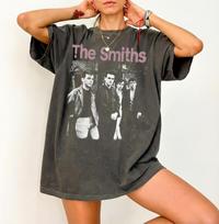 The Smiths Marškinėliai, Muzikos Grupės Marškinėliai, Vintažiniai 90-ųjų Grafiniai Marškinėliai S black