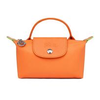 LONGCHAMP Le Pliage Žalio Drobės Koldūno Formos Rankinė Maža Moteriška Smėlio One Size smėlinė