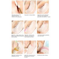 ICONSIGN Lash Lift Kit Eyelash Perm Set Semi Permanent Eyelash Perming Curling Kit with Lift Pads Cleaning Tool įvairiaspalvis