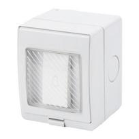 Outdoor Doorbell Switch with Integrated Waterproof Wall Socket IP55 Certified for Harsh Weather and 250V Applications