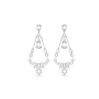 Swarovski Mesmera Mixed Cut Crystal Earrings Women's Silver 5665827 sidabras