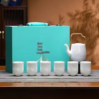 Nuogu Jingdezhen Lotus Linglong Porcelain Water Set