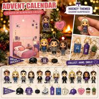 Advent Calendar Box, 2D Flat Design for Christmas Countdown One Size