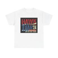 Men's and Women's T-shirts Hawk Tuah 2024 Spit On That Thang Funny Meme Gift Unisex Heavy Cotton Tee M