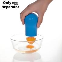 Silicone Egg Yolk And White Separator Tool For Baking And Breakfast Preparation rožinė raudona spalva
