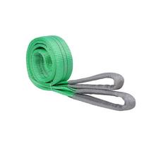 1t 2t 3t 5t 10t Kėlimo diržai Spalvoti plokšti diržai Diržo diržas medžiagų tvarkymui Polyester&1 Ton&1T geltona