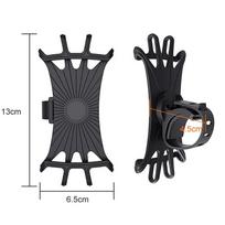 Silicone Strap Holder Universal Bicycle Phone Holder Anti-Slip Elastic Silicone Mobile Phone Holder Shockproof Bike Accessories balta