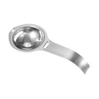 Stainless Steel Egg Separator Extended Handle Integrated Design Egg Yolk White Filter Rust-proof Household Egg Yolk Divider sidabras