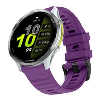 Silicone Watch Strap for Garmin Forerunner 970 965 955 945 935 Water-proof/Lightweight/Comfortable Outdoor Band for 22mm Quick Fit Forerunner 970 965 955 violetinė