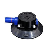 ABBY-Vacuum Suction Cup Mount Base With M8 Thread- 4.5 Inch, 70 Lb Heavy Duty Glass Metal Countertop Sucker, Yellow