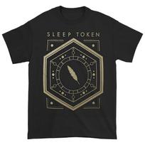 Men's Sleep Token Emergence Feathered Host T-shirt Large Black L