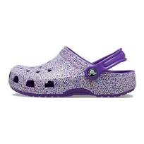 (PS) Crocs Classic Glitter Clog 'Purple' Kids' 206993-573 EU 34-35
