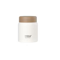 Tyeso 220ml/280ml Stainless Steel Thermos Food Jars Mini Insulated Cup Office Workers Portable Pocket Stewing Cup Water Bottle 220ml balta