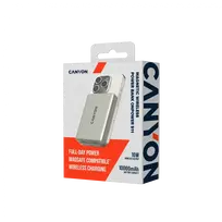 CANYON Magnetic Power Bank OnPower 511 PD20W 10000mAh Aluminium Star Grey