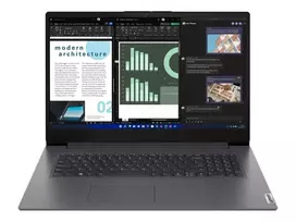Lenovo V17 G4 IRU 83A2 - 180° Hinge Design - Intel U-Series U300 / 1.2 GHz - No OS - UHD Graphics - 8GB RAM - 512GB SSD TLC - 43.9 cm (17.3 inch)