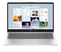 HP nešiojamas kompiuteris 14-em0021ne, AMD Ryzen 5 7520U, 8GB RAM, 256GB SSD, 14.0 inch FHD, Natural Silver, Windows 11 Home