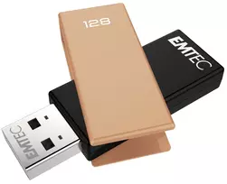 „Emtec“ USB 2.0 C350 128GB „Brick Orange“ USB atmintukas