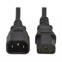 Eaton Tripp Lite Series Power Cord - IEC 60320 C14 to IEC 60320 C13 - 1.8 m (6 ft) - Black