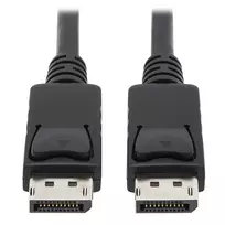 Tripp Lite Series DisplayPort Cable with Latching Connectors, 4K 60 Hz (M/M), Black, 6 ft