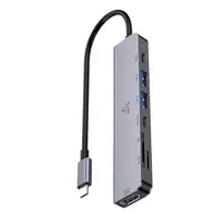 SBOX H-999 7-in-1 USB-C Hub Space Gray