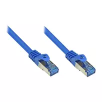 GoodConnections RNS® Patch Cable su apsauginiu gaubteliu, Cat.6A, S/FTP, PiMF, halogen-free, 500MHz, mėlyna, 2m