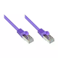 GoodConnections Alcasa RJ45 Patch Cable, Cat5e, UTP, 0.15m, Gold Plated, Violet