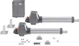 SOMMER CABLE twist M S3 Set 2-Leaf Swing Gate Opener 868.95 MHz Black with Schuko Power Supply