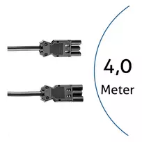 BACHMANN GST18i3 Power Extension Cable 4m Black