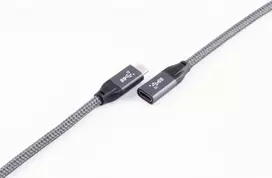ShiverPeaks BASIC-S USB-C prailginimo laidas, USB 3.2 Gen 2, 2,0 m, juodas