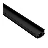 SYNERGY21 LED U-profile ALU014 PMMA opalinis difuzorius juodas 2000mm
