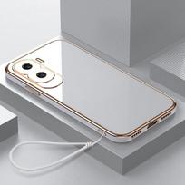 For Honor 90 Lite Case Honor 90 Lite Cover CRT-NX1 Cases Honor 90Lite Luxury Square Plating Phone Case Shockproof Back Cover Honor 90 Lite&Case & Strap