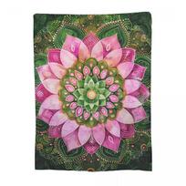 Mandala Yoga Flower Bohemia Meditation Nature Blankets Soft Warm Flannel Throw Blanket Plush for Bed Living room Picnic Home 30x40in