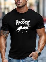 THE PRODIGY And Ant Pattern Summer Casual Round Neck Short Sleeve T-Shirt M
