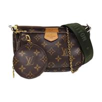 [Pre-Owned] Multi Pochette Accessoires Chain Monogram Five-In-One Combination Bag Coated Canvas Leather Mahjong Bag Underarm Handheld - Good #1TSP321 ONE SIZE
