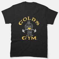 Vintage Gold Gym Gold Classic T-Shirt, Us Size S-5Xl S