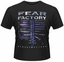 Oficialus Fear Factory T-shirt Demanufacture Juodas Vyriškas Klasikinio Roko Metalo Marškinėlis XXXXL