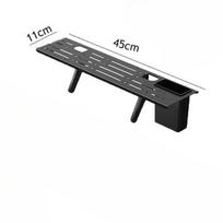 Foldable Computer Monitor Rack TV Set-Top Box Holder Shelf Monitor Screen Bracket Router Remote Stand Storage TV Top Rack Shelf