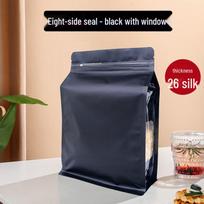 Miaojiayi Colorful Aluminum Foil Stand-Up Pouches juoda
