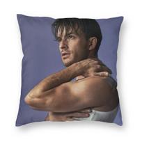Jonathan Bailey Actor Pillowcase Printed Polyester Cushion Cover Decor Throw Pillow Case Cover Home Square 40X40Cm Peach skin 18*18(CM)-1Pcs