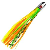 Fishing Trolling Lure Squid Skirt Bait Big Game Drag Fishing Marlin Tuna Trolling Lure for Marlin Tuna Dolphin & Shark Big Game geltonai oranžinės spalvos
