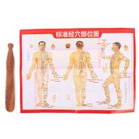 Neck Foot Wood Trigger Point Massage Gua Sha Tools Home Gym Professional Wooden Reflexology Massage Tool Thai Foot Massage Stick one size