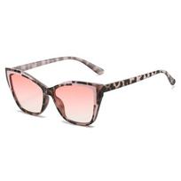 Luxury Y2k Cat Eye Sunglasses Contrast Color Steampunk UV Protection Sunglasses Square Frame Gradient Fashion Shades Driving