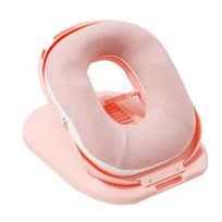 Adjustable Height Neck Support Pillow Foldable Design Detachable Desk Sleeping Pillow Washable Cover Comfortable rožinė