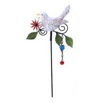 Bird Wind Chime Garden Stake Weatherproof Metal Decorative Garden Stake Cute Birds Yard Art Wind Chime For Terraces & Patios