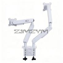 Dual Monitor Stand with C Clamp Wall-Mounted Dual Monitor Arm Expandable Display Bracket for Home Office balta
