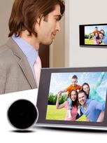 3.5 Inch Peephole Door Video Doorbell 120° Wide Angle View Door Peephole Camera Door Eye Doorbell for Home  System China Mainland