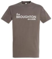 The Broughton Arcade T-Shirt Logo Symbol Sign Game Gamer Games Gaming Bar Diner L