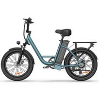 Electric Bicycle Urlife E20 20  Fat Tire 500W Motor City Electric Bike 7 Speed Lcd Display 48V 13Ah Dual Disc Brakes Max Load 120Kg žalia