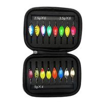 Bass Fishing Spinnerbaits Kit Ultra-Bright Spinner Lure Set with Swivels for Bass Trout Pike Fish