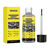 30ML Indaplovės krepšelio remontas 30ml Guminio prietaiso krepšelio pataisymas Indaplovės grotelių atnaujintojas Dažai Nuimama guminė danga Gray